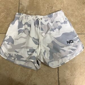 White NFQ athletic shorts
